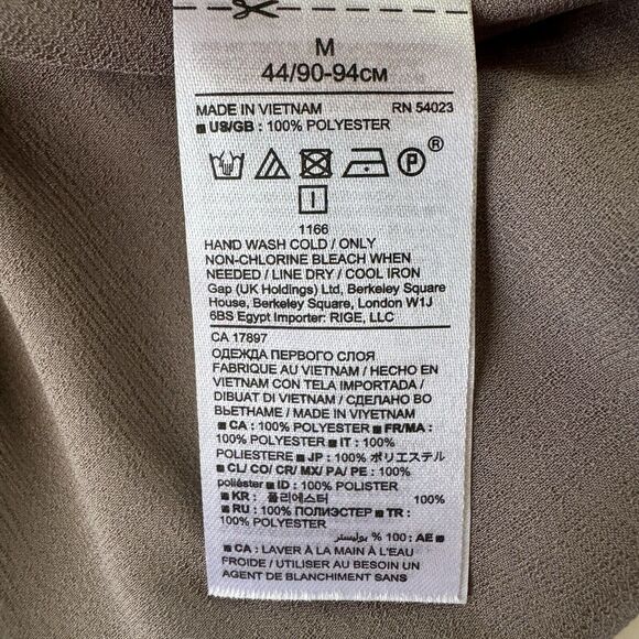 Banana Republic Accordion Ruffle Collar Shimmer Size Medium - Picture 12 of 14